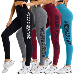 High Waisted Leggings(4 Pack)