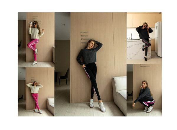 High Waisted Leggings (4 Pack)