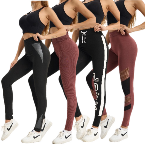 High Waisted Leggings(4 Pack)
